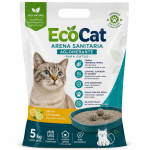 EcoCat Arena Sanitaria Aglomerante Aroma Cítricos 5 kg